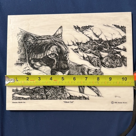 MONTANA MARBLE “Ghost Cat” by Bernie Brown - Picture 2 of 11